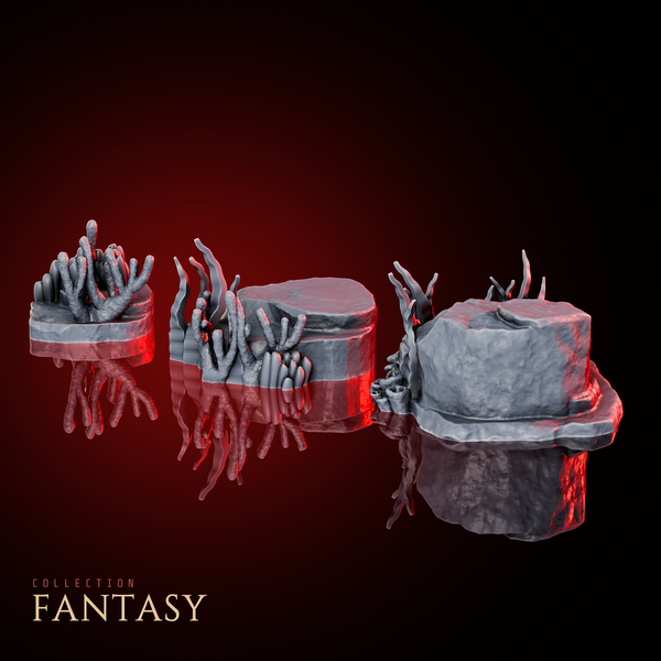 Ocean Stones w/ Corals Pack