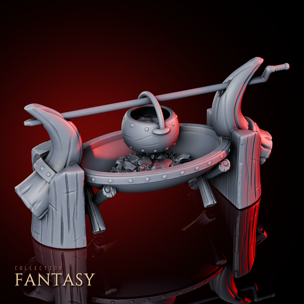 Medieval Cooking Pot Stand