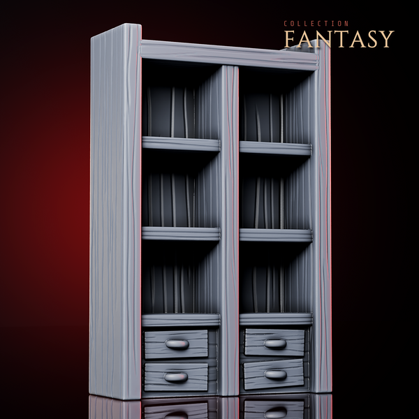 Wooden Bookshelf Empty