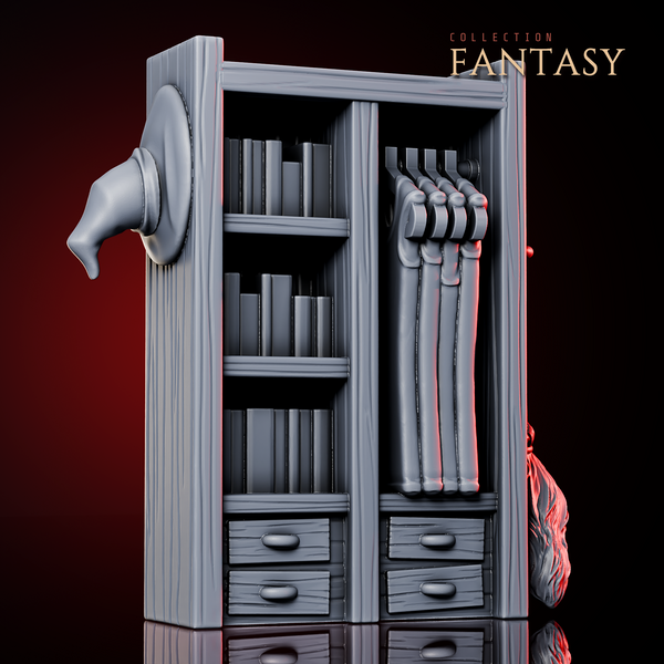 Witch Wooden Wardrobe