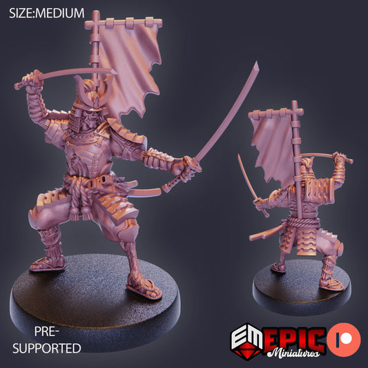 Undead Samurai w/ Two Swords