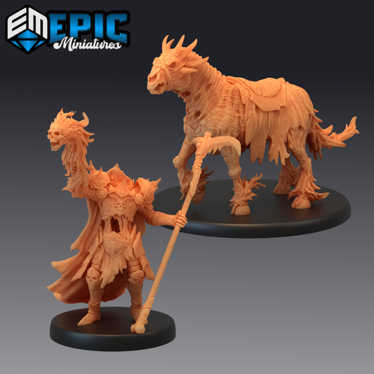 Headless Rider w/ Scythe & Mount