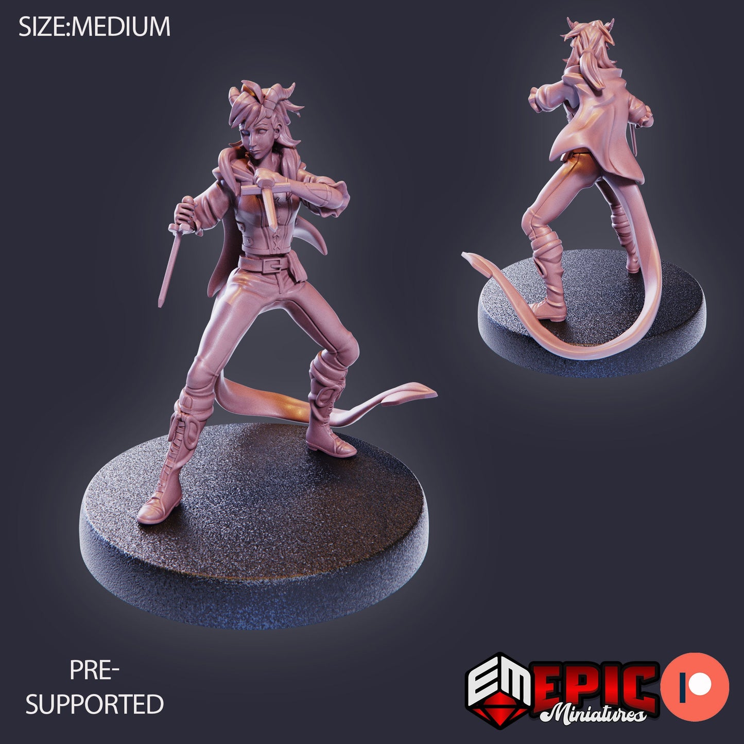 Tiefling Pirate w/ Daggers