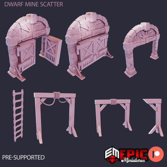 Dwarf Mine Doors & Ladders Pack