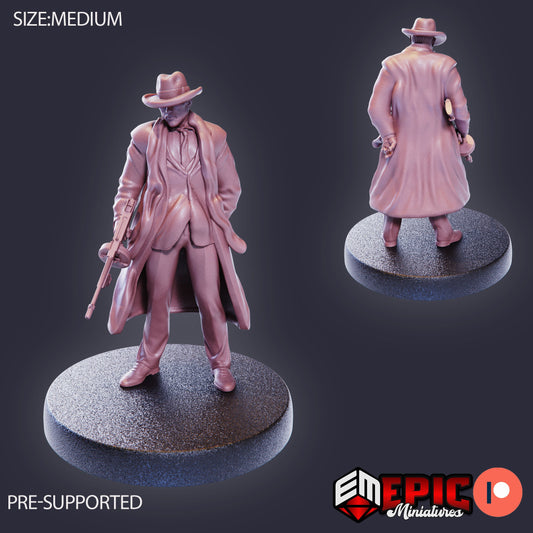 Detective Jack Zeal w/ Tommy Gun