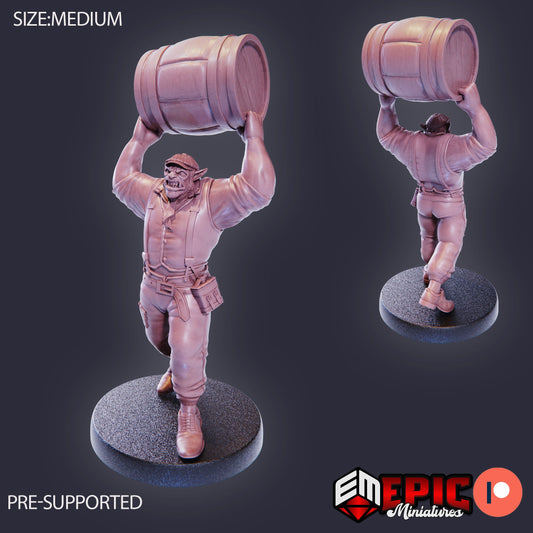 Orc Henchman w/ Barrel
