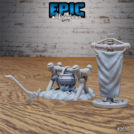Fantasy Camp Banner & Cooking Pot Pack