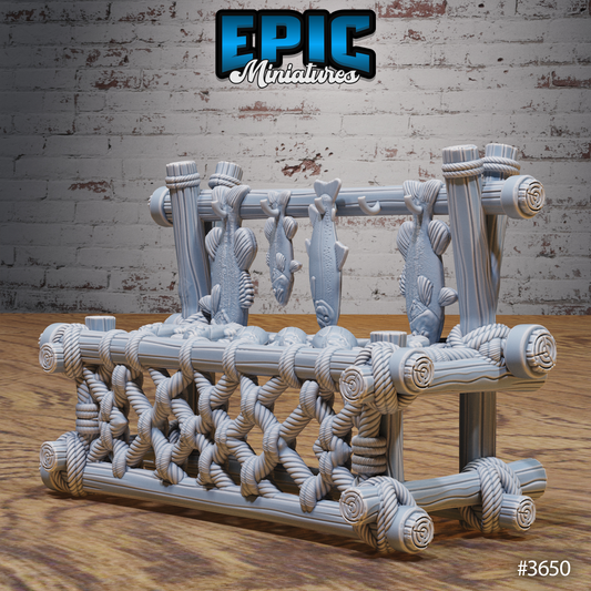 Fantasy Camp Fish Drying Rack