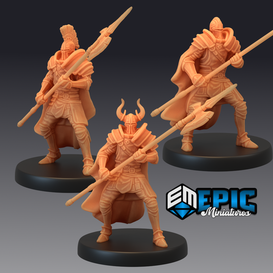 Royal Guard Halberdiers - 3 Pack