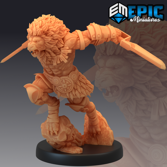 Catfolk Lion Swordsman