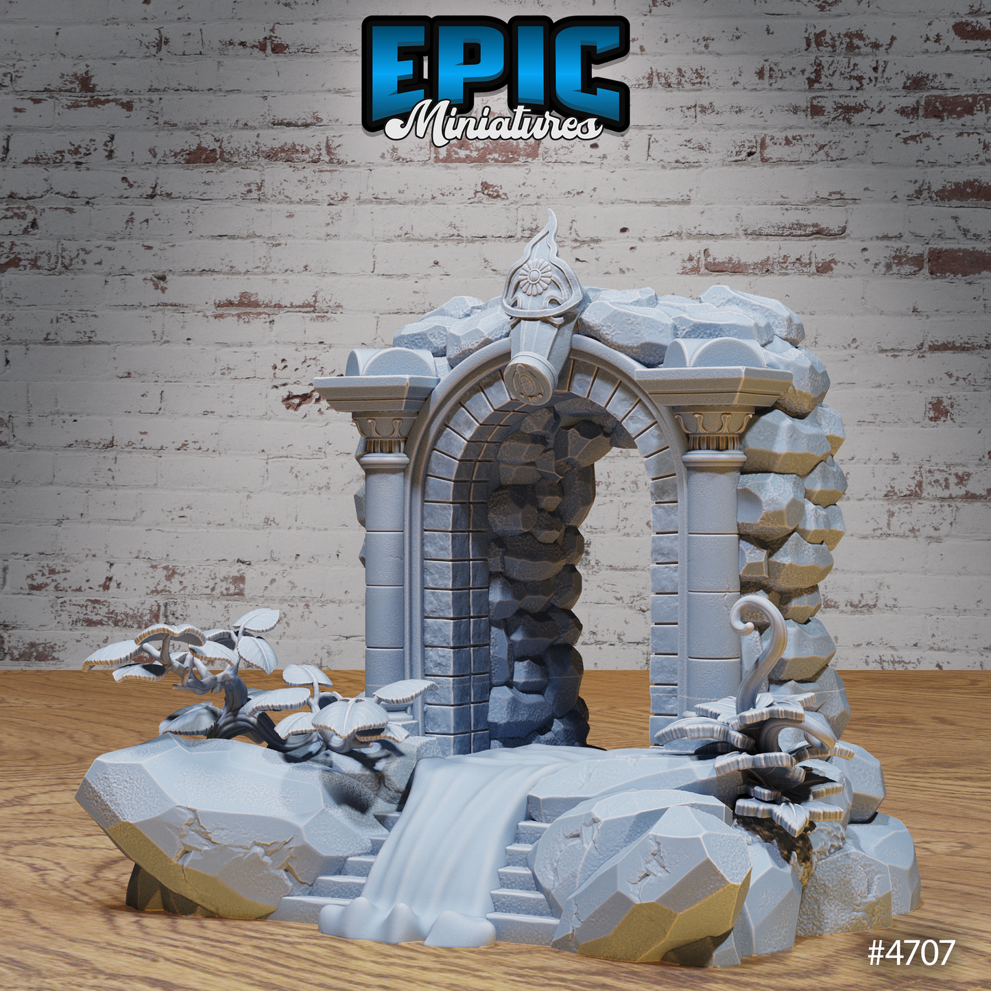 Forest Waterfall Door