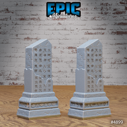 Eastern Temple Obelisks Pack