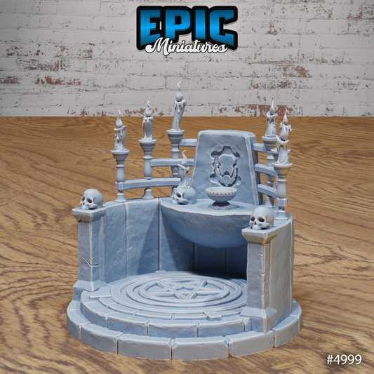 Hell Pentagram Altar