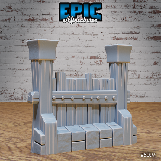 Prison Fence Walls 1