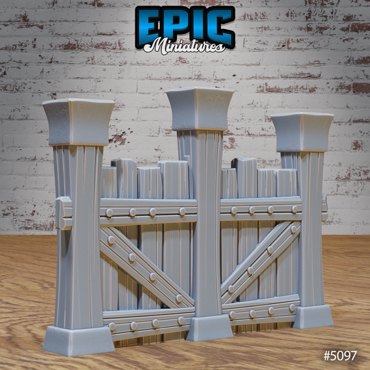 Prison Fence Walls 2