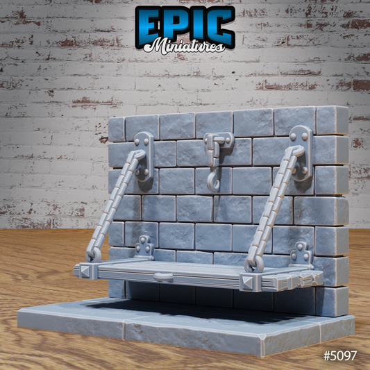 Prison Wall Mounted Bed