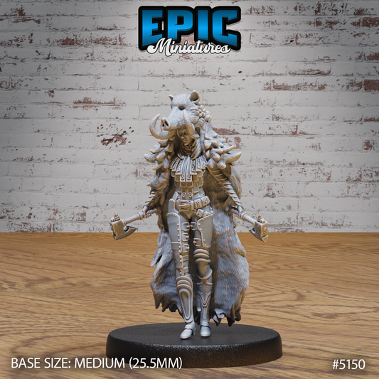 Boar Warrior w/ Axes
