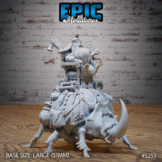 Dog Folk Merchant on Giant Beetle Mount