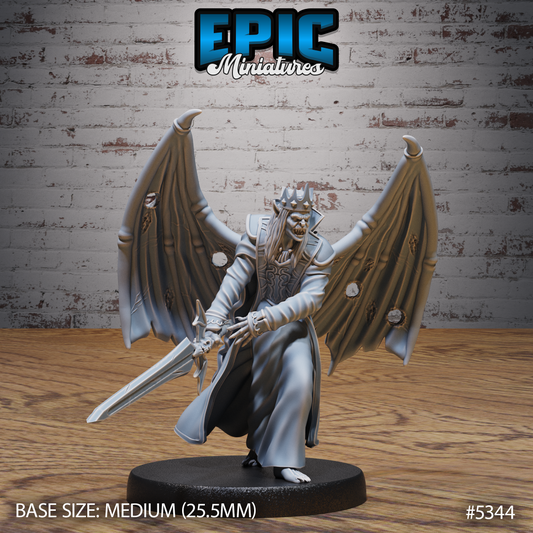 Winged Vampire King w/ Sword