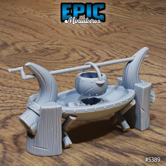 Medieval Cooking Pot Stand