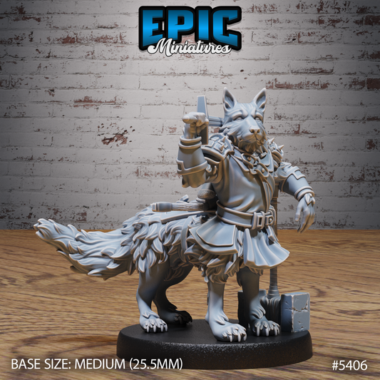 Dog Centaur w/ Sword & Hammer 1