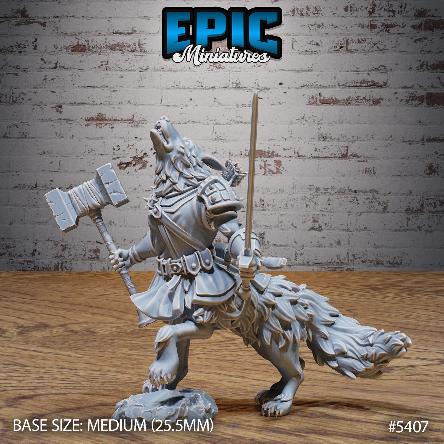 Dog Centaur w/ Sword & Hammer 2