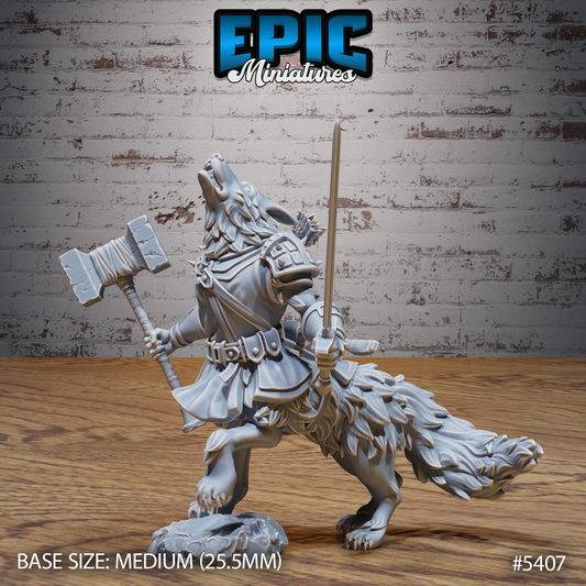 Dog Centaur w/ Sword & Hammer 2
