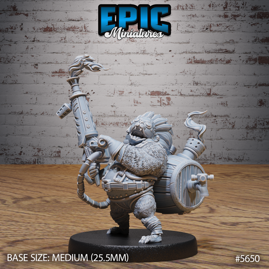 Hedgehog Arsonist w/ Flamethrower