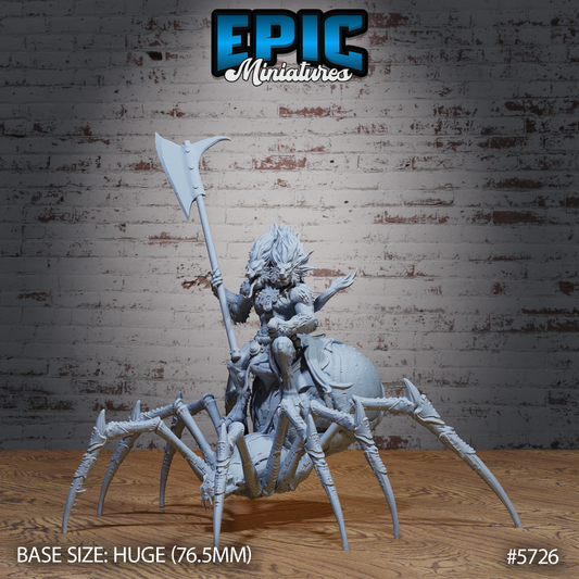 Abyssal Demon on Giant Spider