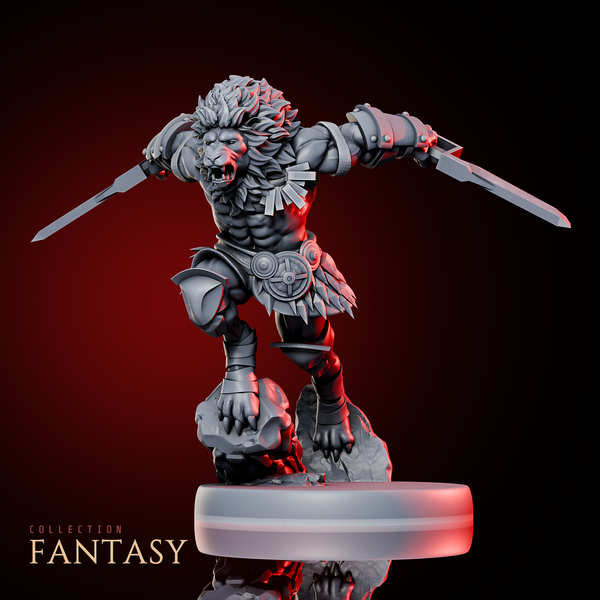 Catfolk Lion Swordsman