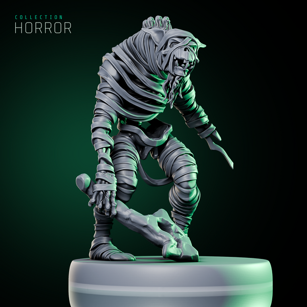 Gnoll Mummy w/ Club 1