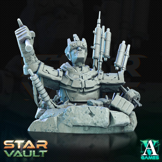 Sci-fi City Statue